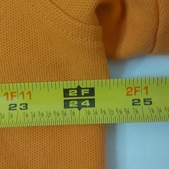 ORVIS Orange Rugged Rugby Polo Shirt, XL Casual Preppy Classic Comfy Minimalist - Picture 7 of 14